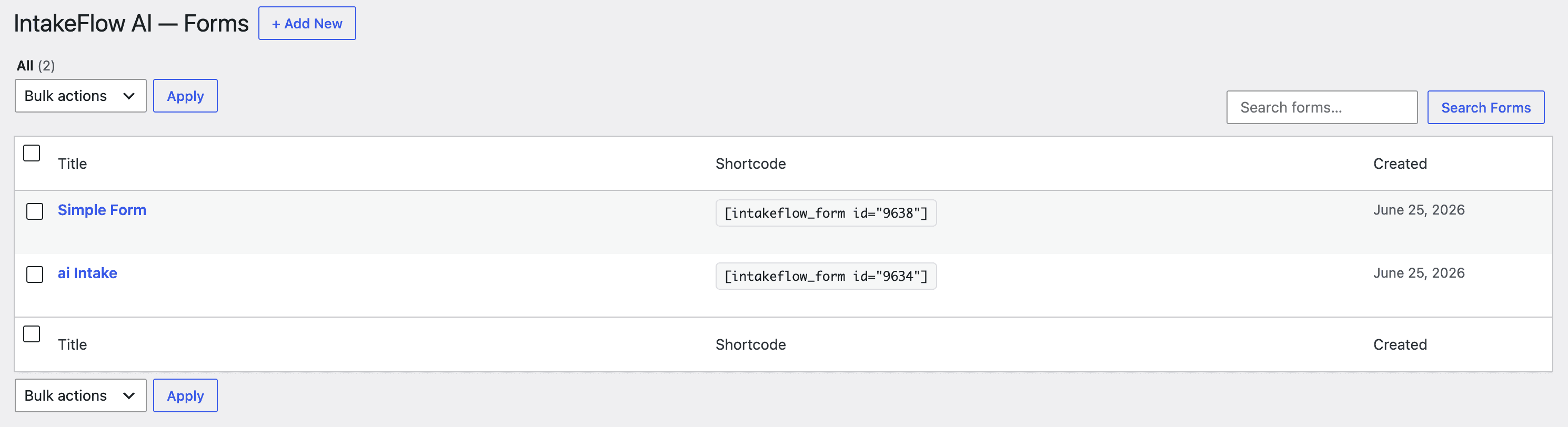 IntakeFlow AI Form builder screenshot